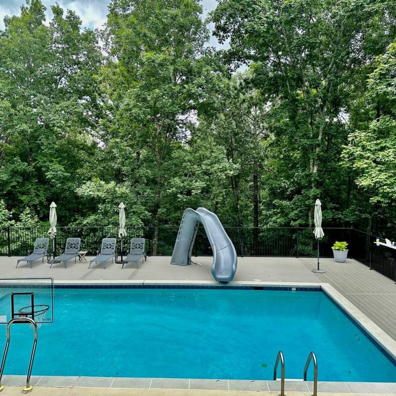 Keyser Alabama Decks and Exteriors Trex Transcend Gravel Path Composite Decking Demo Work Wrought Iron Railing 02 q80oegbqyyy32vh7jrq9n3rjo1go09klz85j4yrrr4